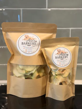 Apple Chews in a kraft pouch